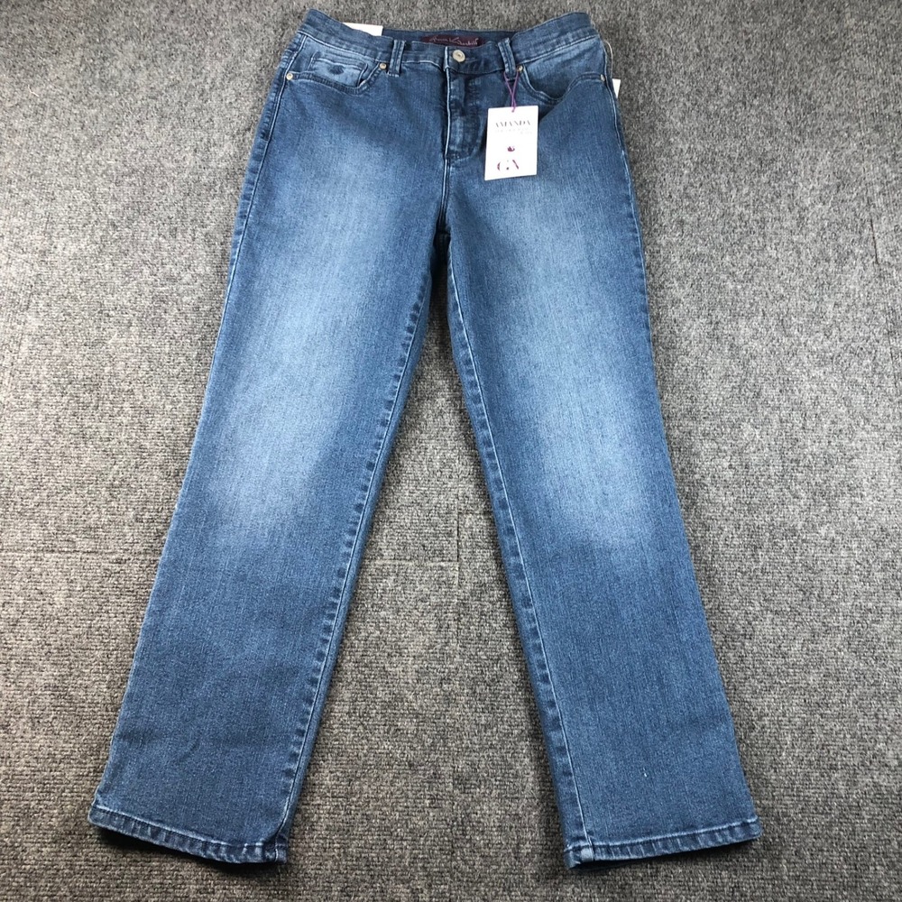 Gloria Vanderbilt Amanda Jeans Petite Short 8P Classic Rise Tapered Leg